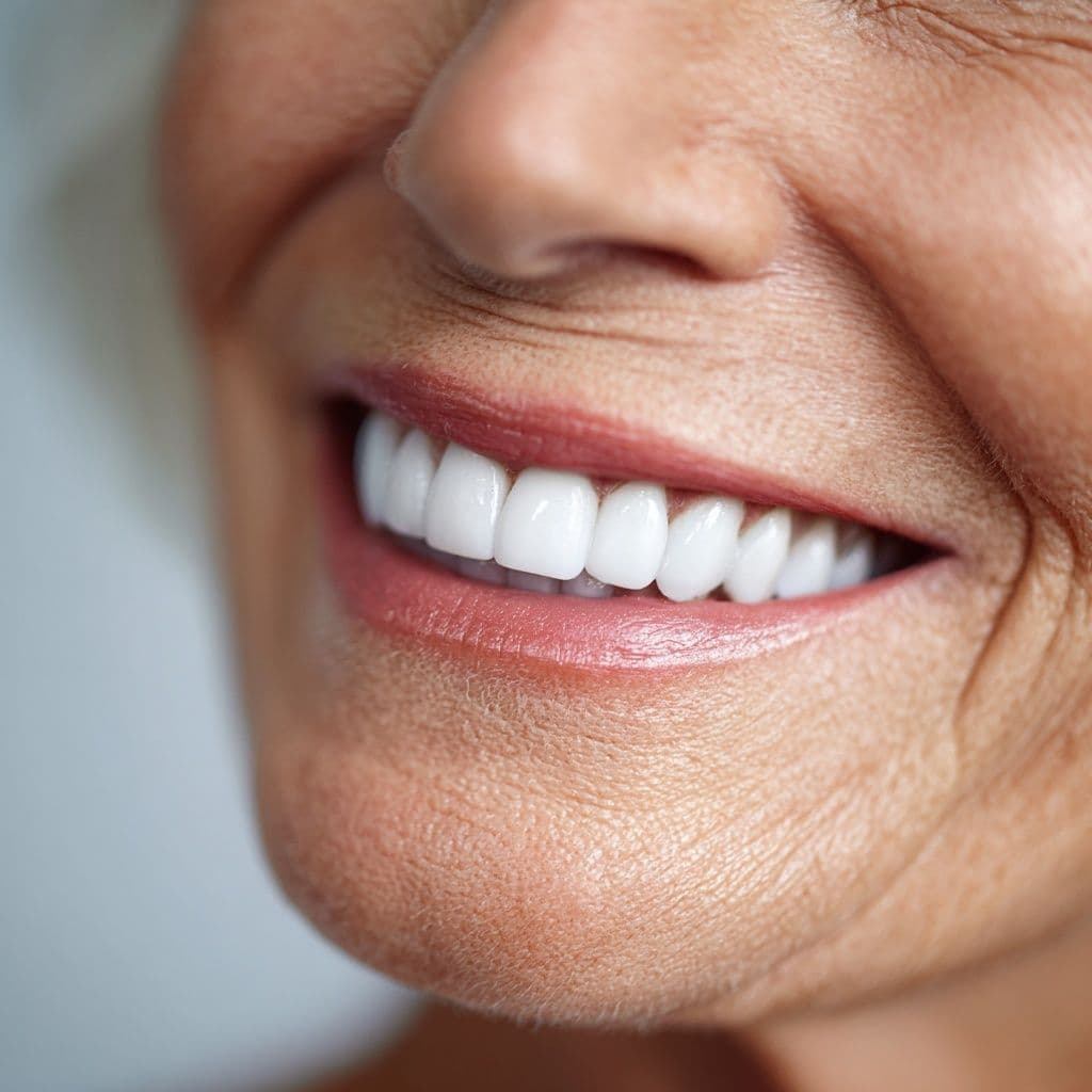 Woman smiling