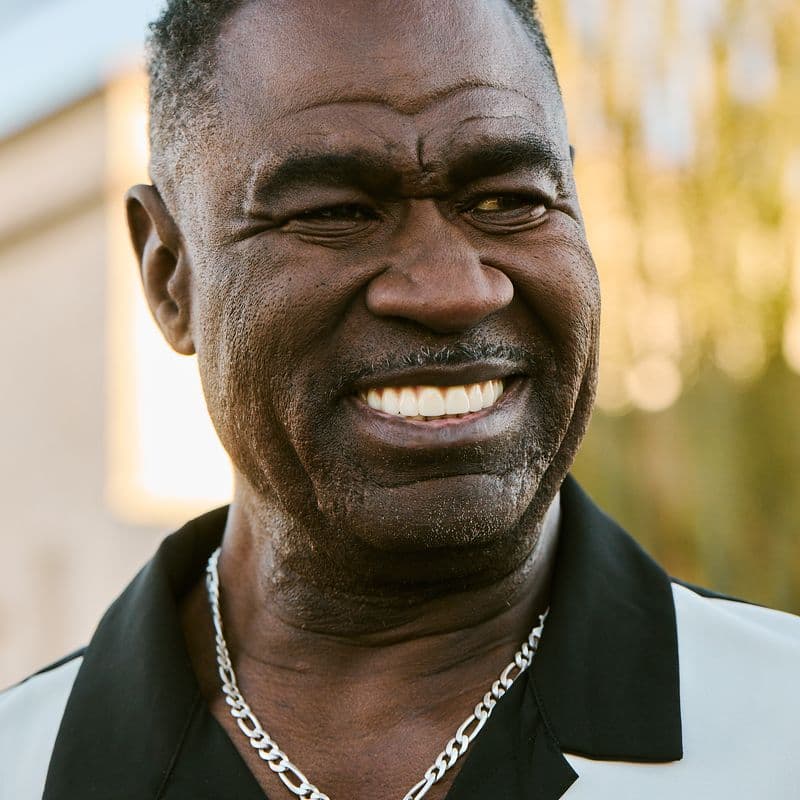 Man smiling
