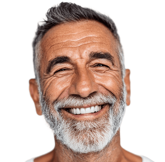man smiling