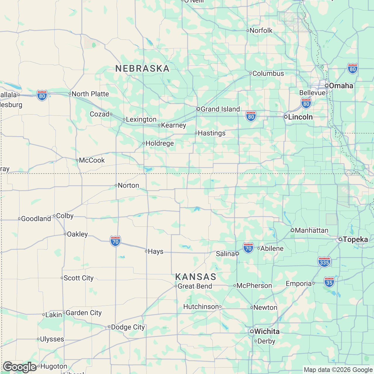 Map showing nearby Affordable Dentures & Implants location